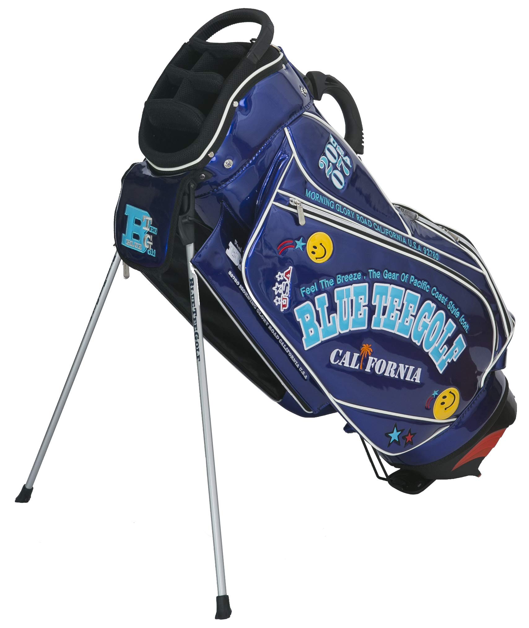 BLUE TEE GOLF/ブルーティーゴルフ/エナメルキャディーバッグ BLUE TEE GOLF ブルーティーゴルフ エナメル キャディバッグ CB