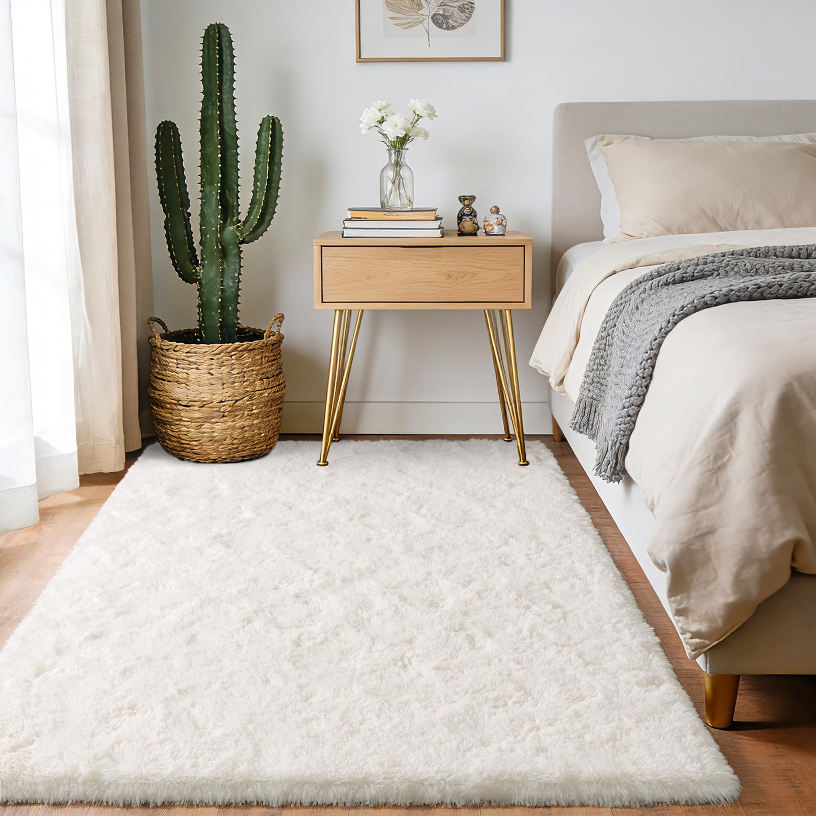 PIPABOBO Fluffy Shag Rug