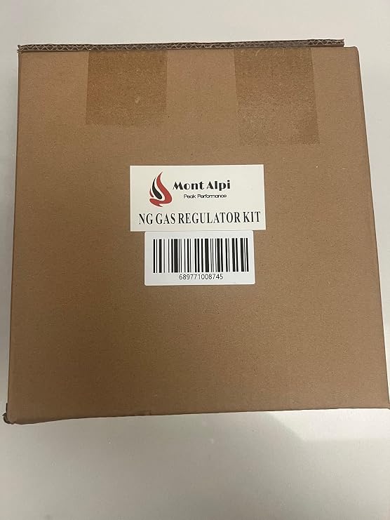 Mont Alpi Propane to Natural Gas Conversion Kit with Regulator and 10 Foot Hose for All MAi805 / MAi400 / MA-957 / Artwood Outdoor Kitchen Islands + Built-in MABi805 and MABi400 Built-in BBQ Grills