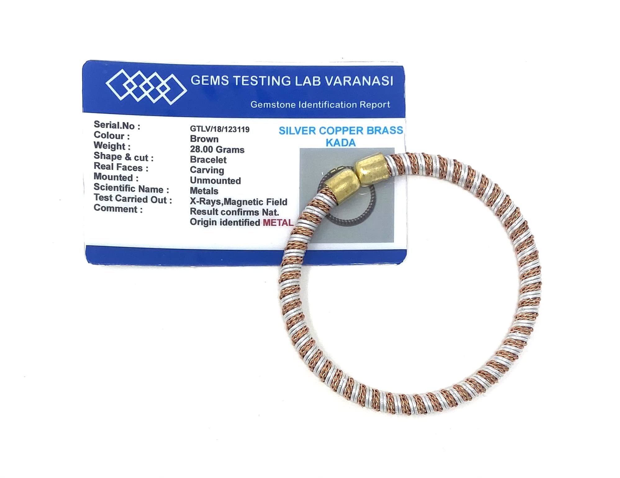 MAHANT JI Adjustable Free Size Silver Copper Brass Kada For Men With Lab Certificate (B0B45KJ9MH) Amazon Price History, Amazon Price Tracker