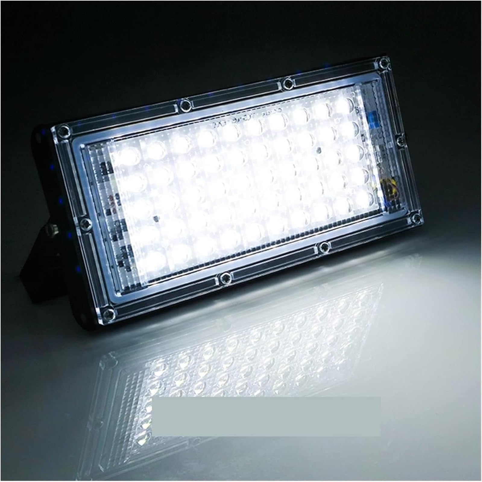 YTBHSHXZ Outdoor Lights， Spotlight LED Street Lamp Projector Exterior IP65 for Garden, Backyard, Garage, Doorways(Flood Light X 1,White 50W)