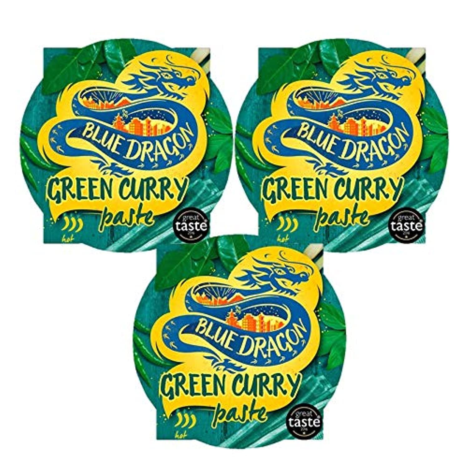 Thai Green Paste Pot (50g, Pack of 3)