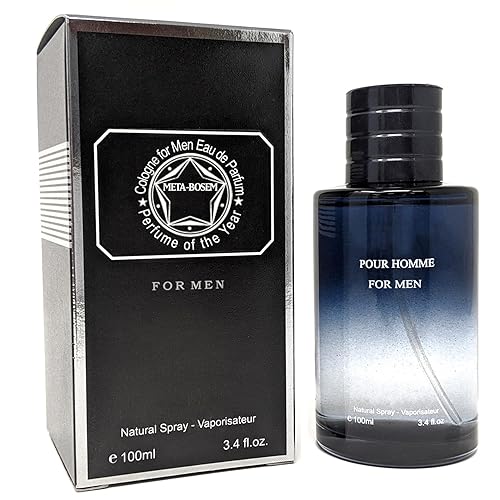 META-BOSEM SAGE Colonia para hombre, Eau de Toilette en aerosol natural, aromas masculinos y amaderados, uso casual y formal, gran colección de