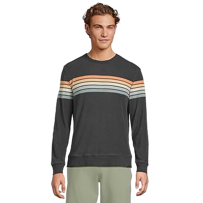 Faherty Cabana Towel Terry Crewneck Men