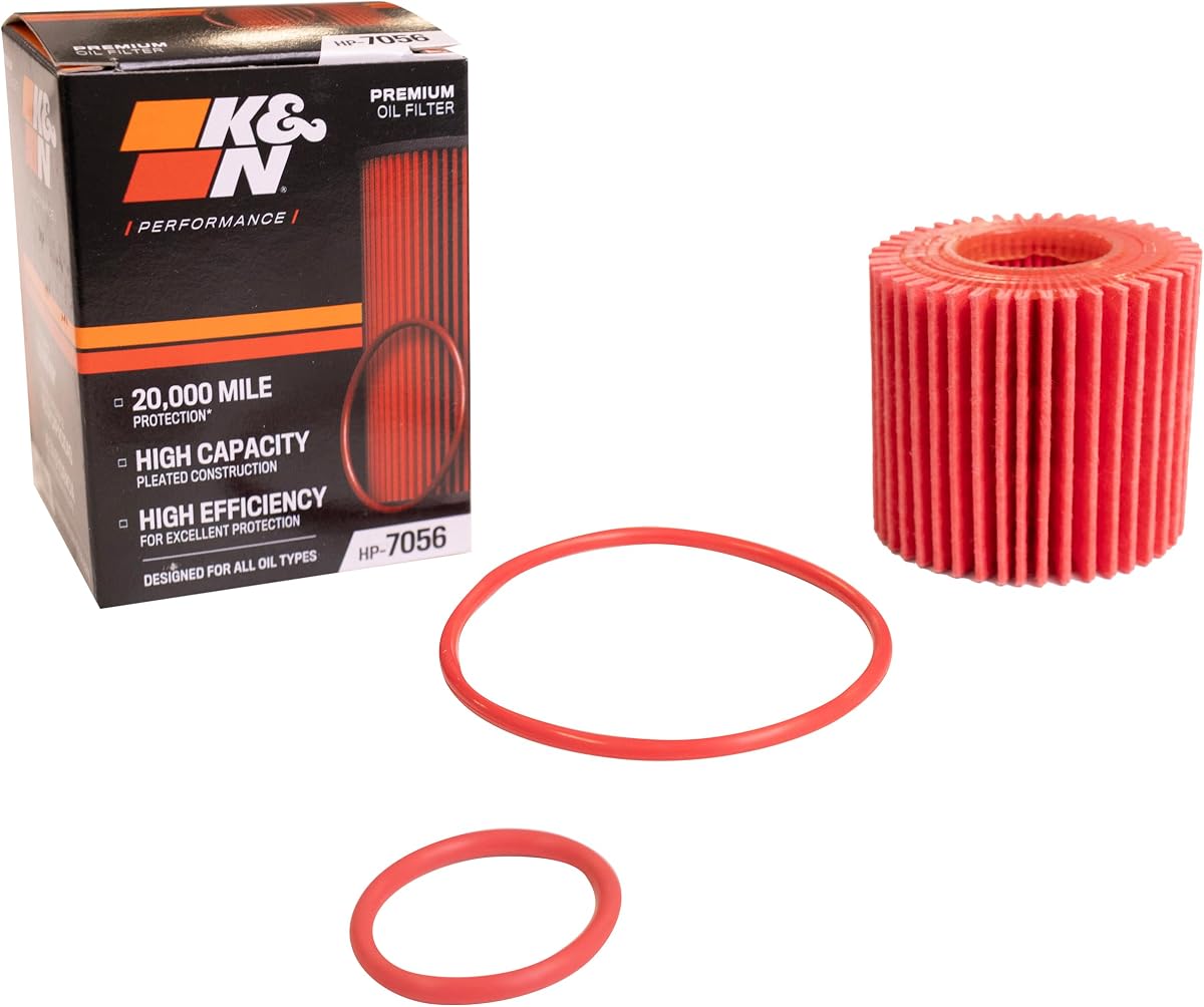 Premium Oil Filter: 20,000 Mile Engine Protetction with Wrench Off Nut: Compatible with Select 2009-2020 TOYOTA Vehicle Models (See Description for Select Models), HP-7056