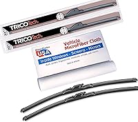 Vista 1 de WiperBladesUSA Limpiaparabrisas de haz compatibles con Ford Crown Victoria 2002 (Paquete de 2) Limpiaparabrisas
