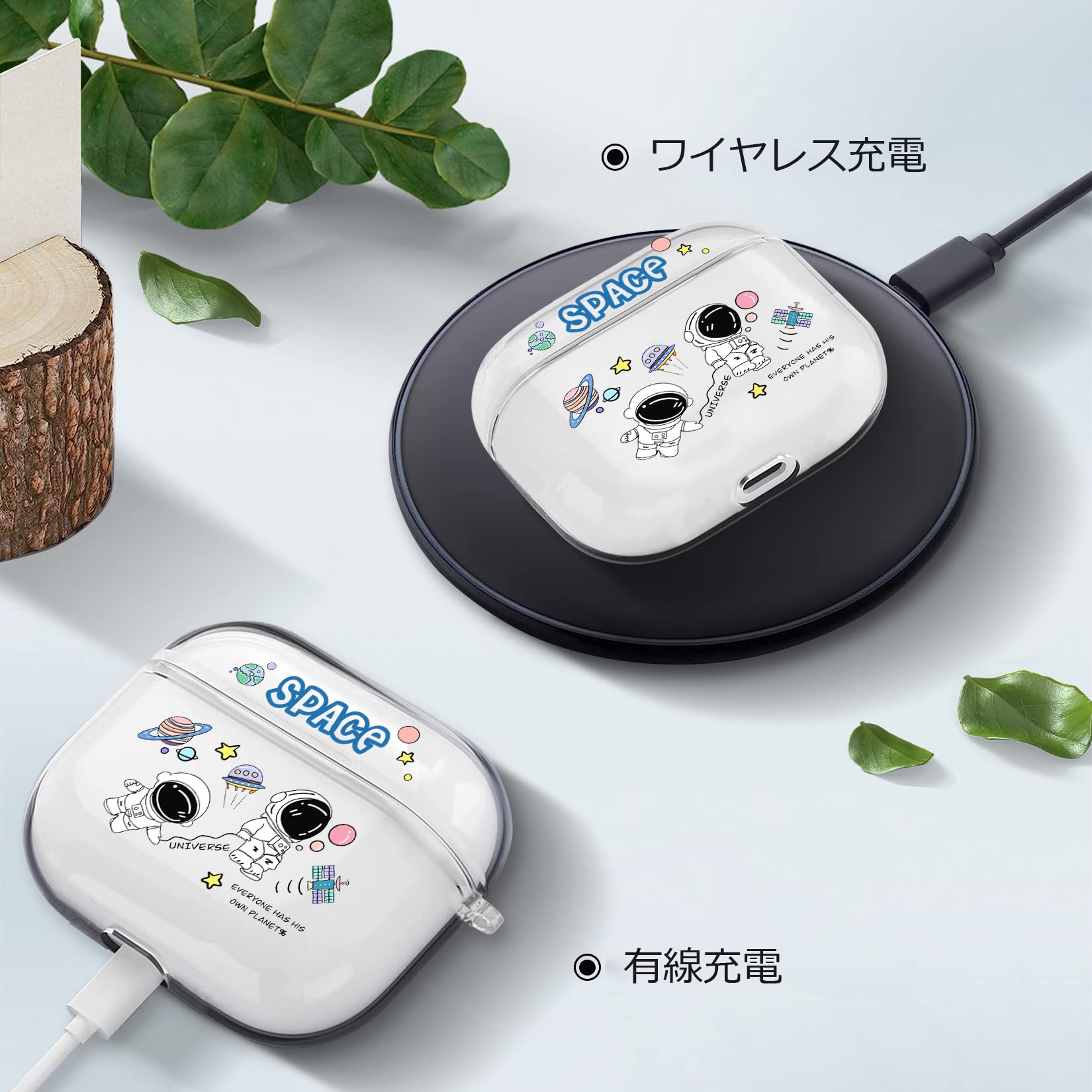 Amazon | AirPods 3 ケース おしゃれ かわいい クリア おもしろい 創意