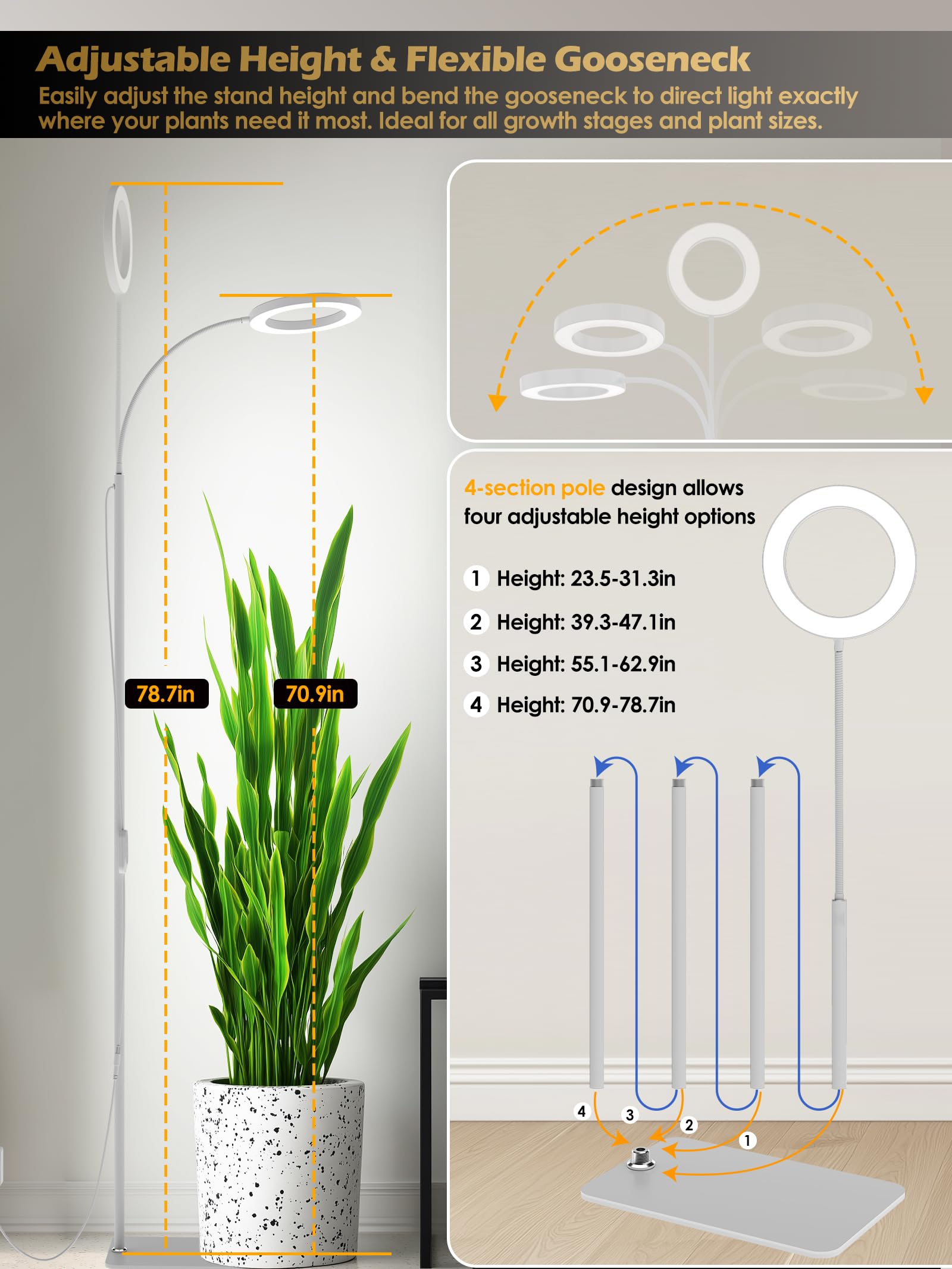 Amazon.co.jp: GLOWRIUM グローライト 屋内植物用 24W フルスペクトル