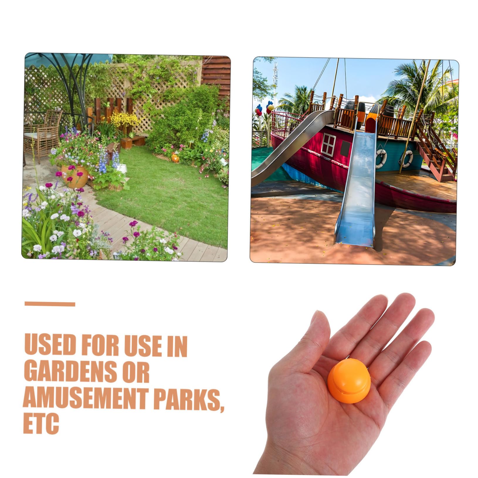 iplusmile 10 Pezzi Protezioni Per Controdadi Da Parco Giochi in Plastica Resistente Cappucci Per Bulloni e Viti Per Scivoli e Attrezzature Da Gioco All Aperto e Parchi Giochi