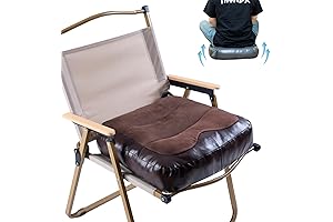Ergonomic Brown Seat Cushion: Ultimate Comfort for Office, Home, and More