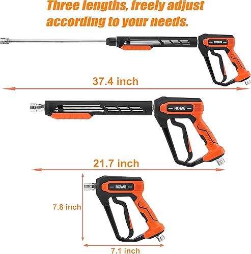 Miniatura 6 de Manguera de lavado a presión - Kit de pistola de lavado a presión