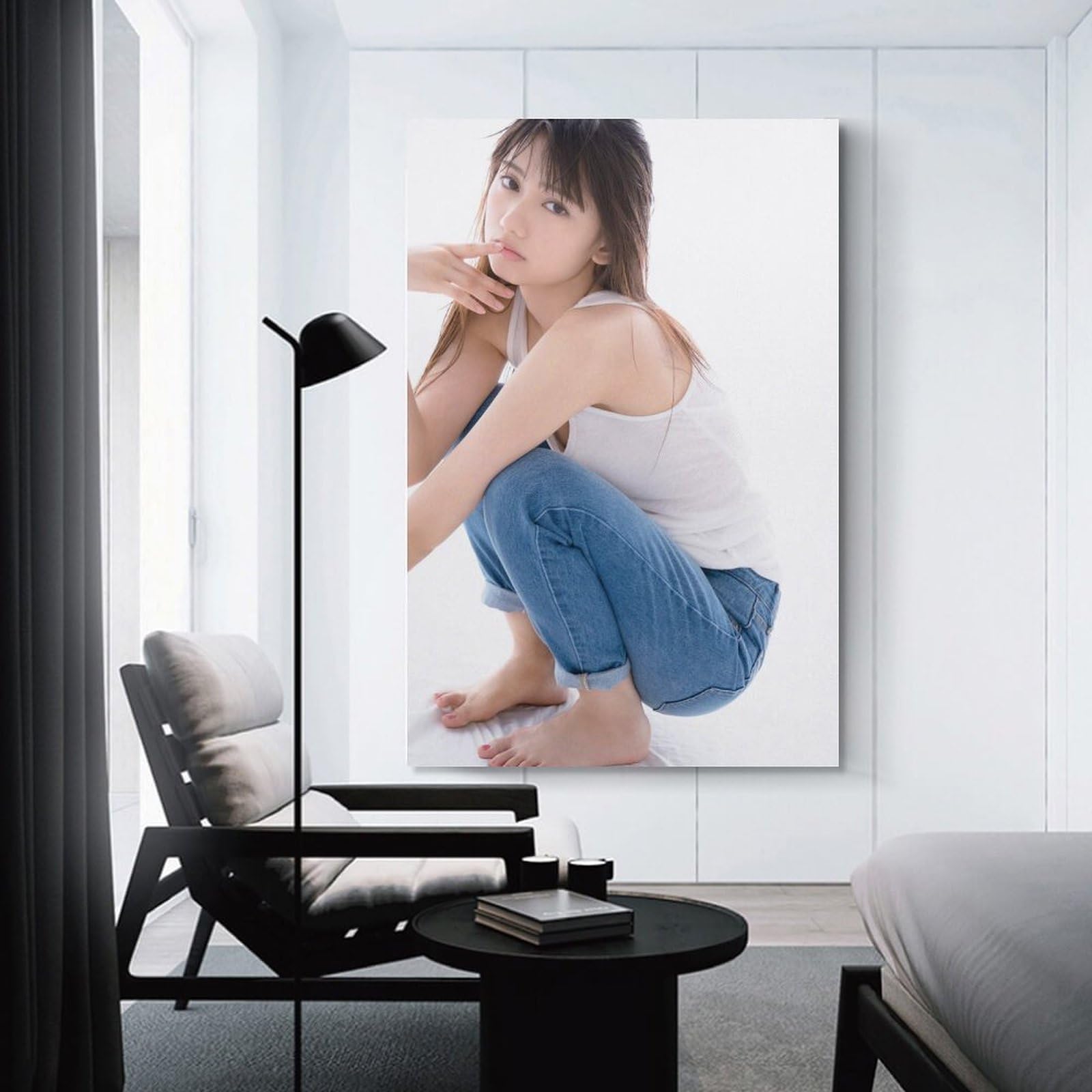 Amazon.co.jp: 黒崎レイナ写真フォトポスター86 キャンバスアート