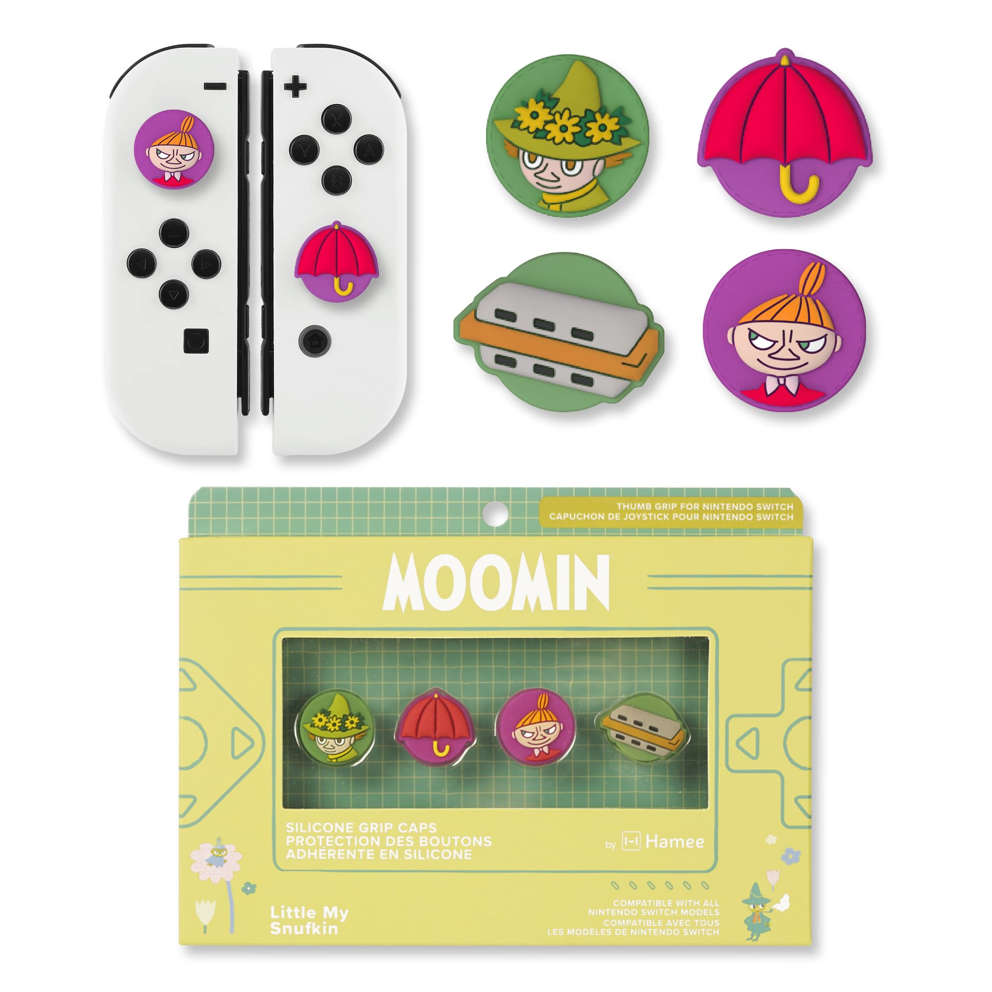 Amazon.com: Hamee Moomin Thumb Grips Compatible with Nintendo