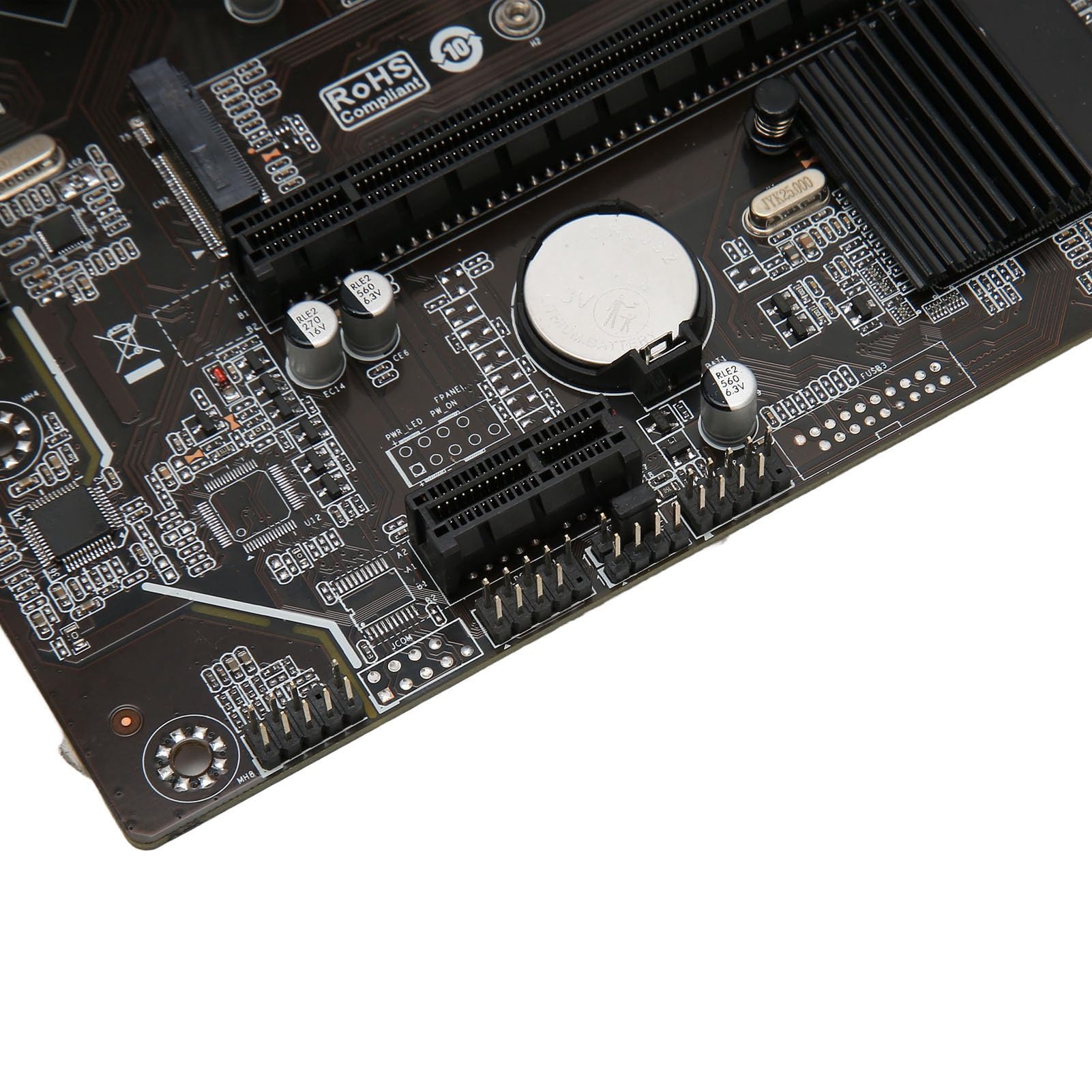 Qcwwy Combo De CPU De Placa Base, Juego De Placa Base para PC para Juegos De PCB con Luces Indicadoras Dobles, Procesador De 6 Núcleos Y Ranura Nvme para Sistemas Compatibles con Lga 1356