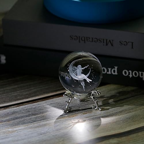 Miniatura 6 de vskikris Moon Fariy - Bola de cristal y árbol de la vida, decoración decorativa 3D