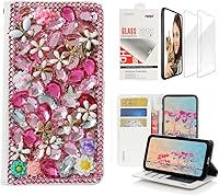 Vista 5 de STENES Bling SSBLDwCPSeries-4 - Funda de piel con tapa y protector de cable, diseño 3D