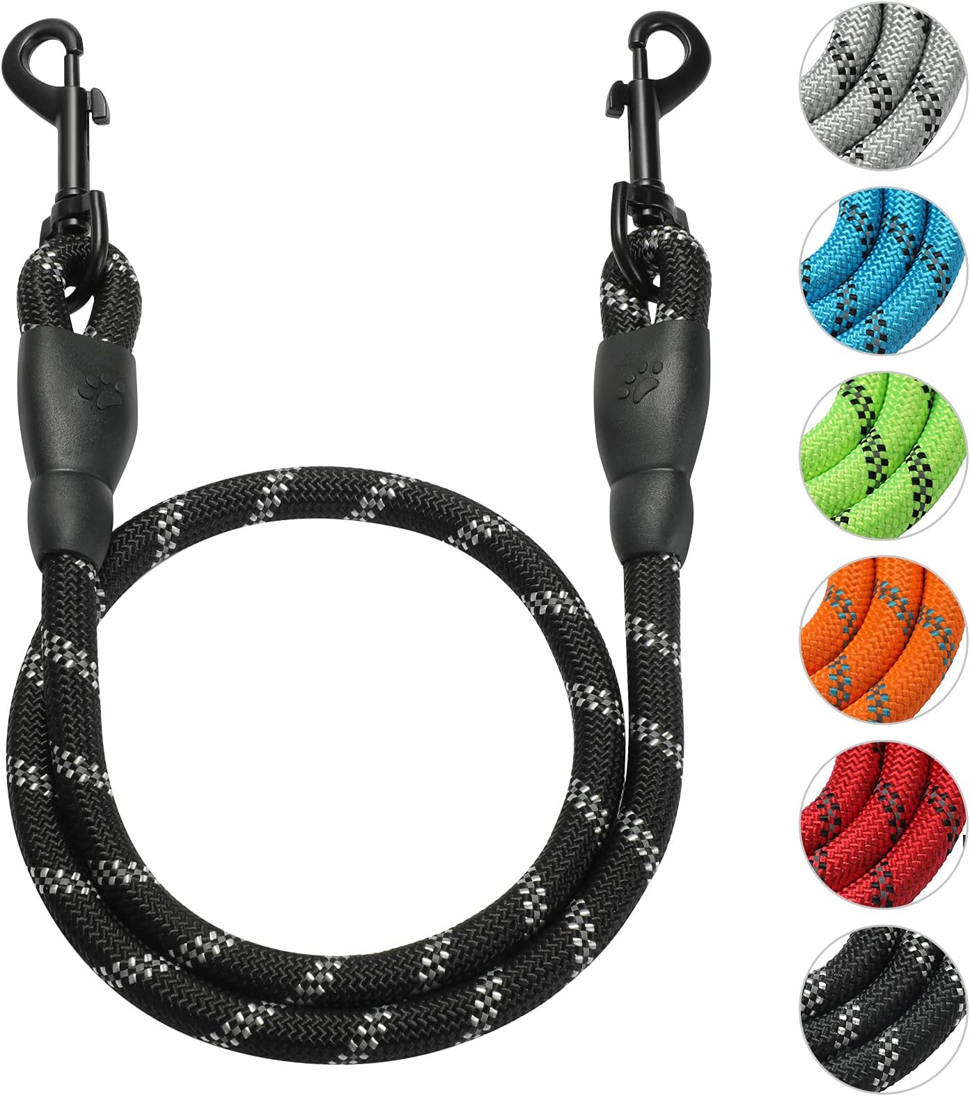 Cobee Dog Collar Clips, 2 Pcs Reflective Nylon Puppy