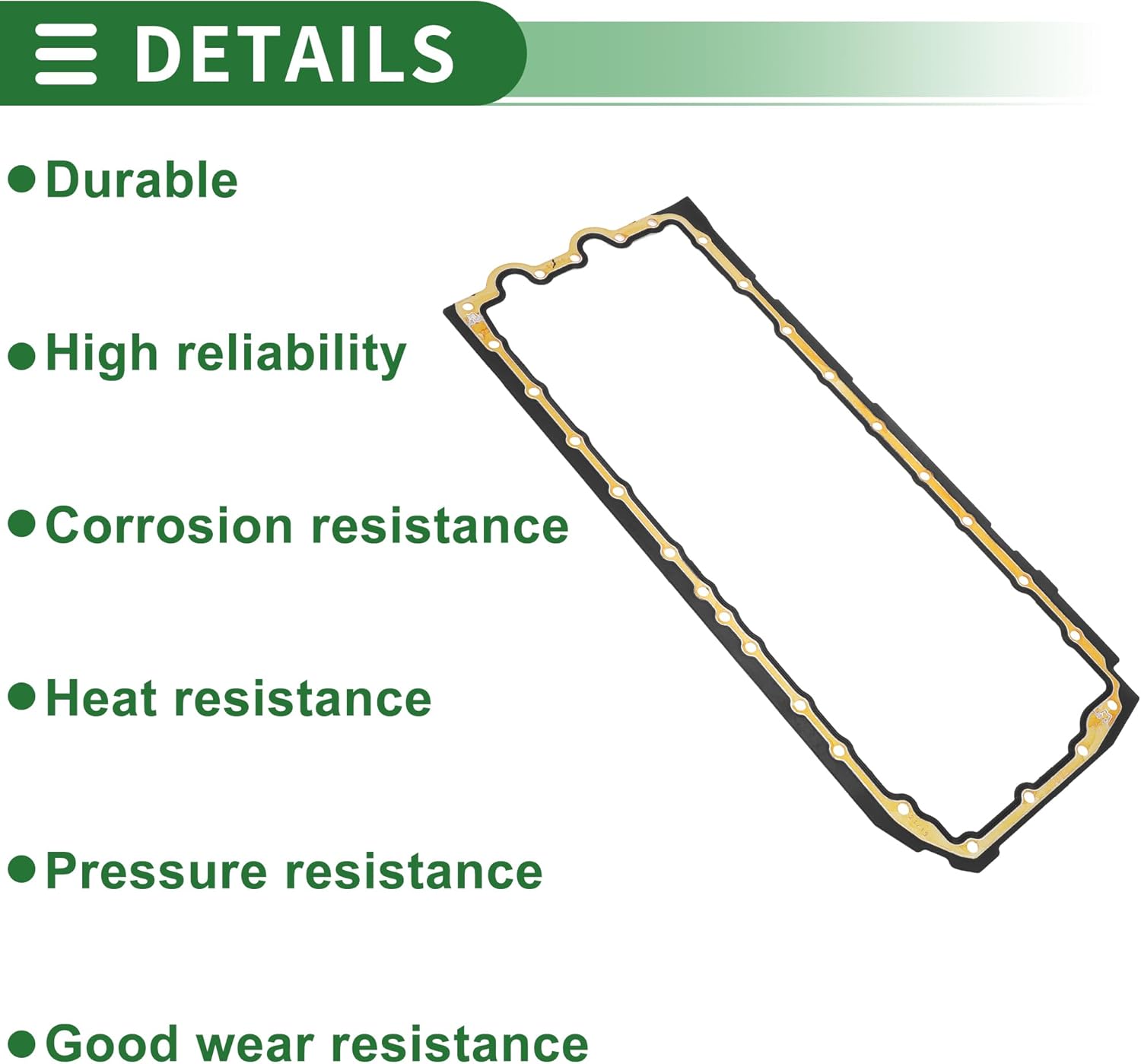Motoforti Car Oil Pan Gasket Car Transmission Oil Pan Gasket Engine Oil Pan Gasket Seal No.11137548031 for BMW 328i 2007-2013 for BMW 528i 2008-2011 1 Pc
