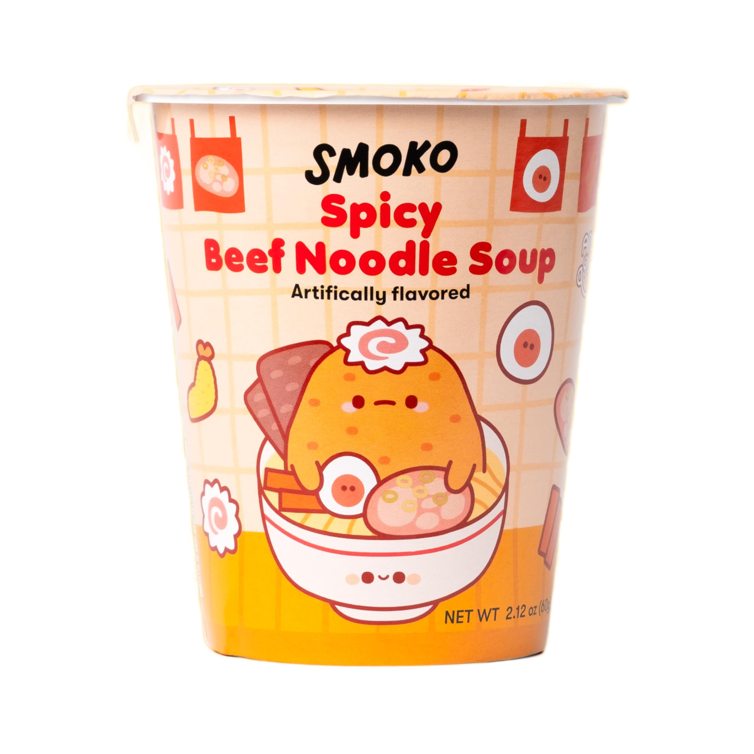 Amazon.com : Smoko Tayto Spicy Beef Instant Noodles – 60g Cup