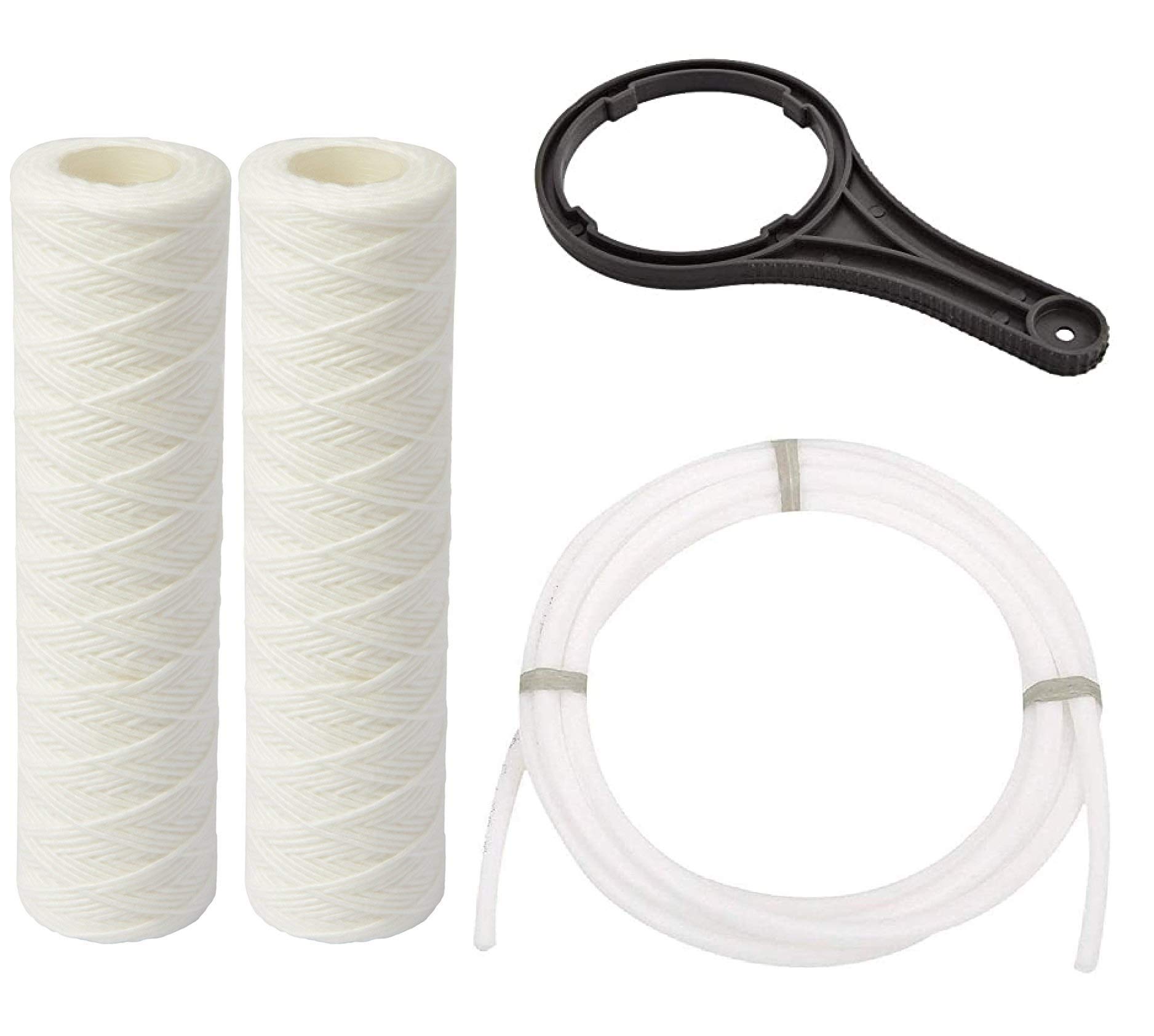 Seazone Ro PP Wound Cartridge Filter 10" Inch x 2.5" Inch-2 Pcs Set-image-40