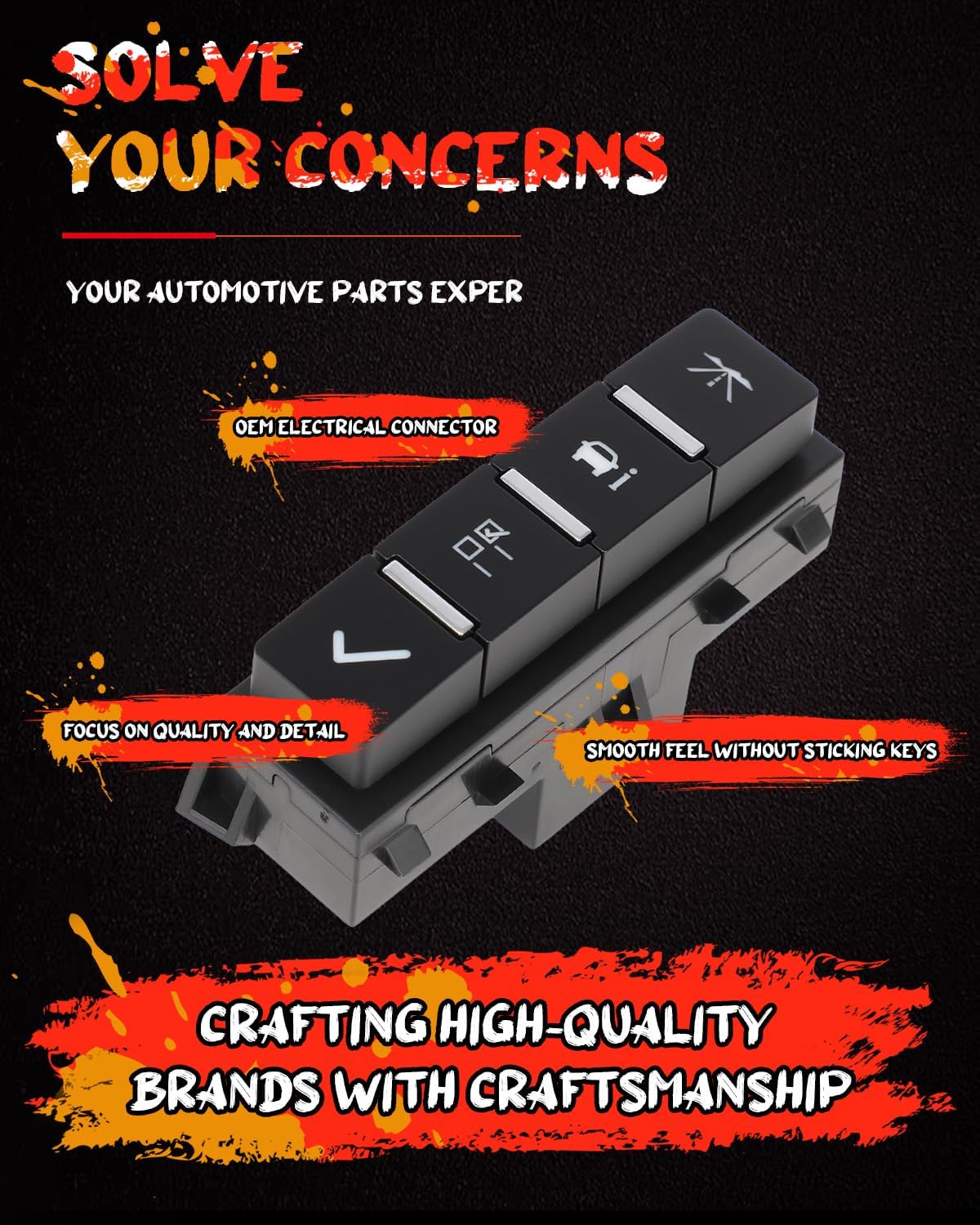 cciyu Car Driver Information Center Switch Fits for Chevrolet Tahoe 2007-2013, 2007-2014 Silverado Suburban Avalanche Express Savana Sierra Yukon XL 15947841