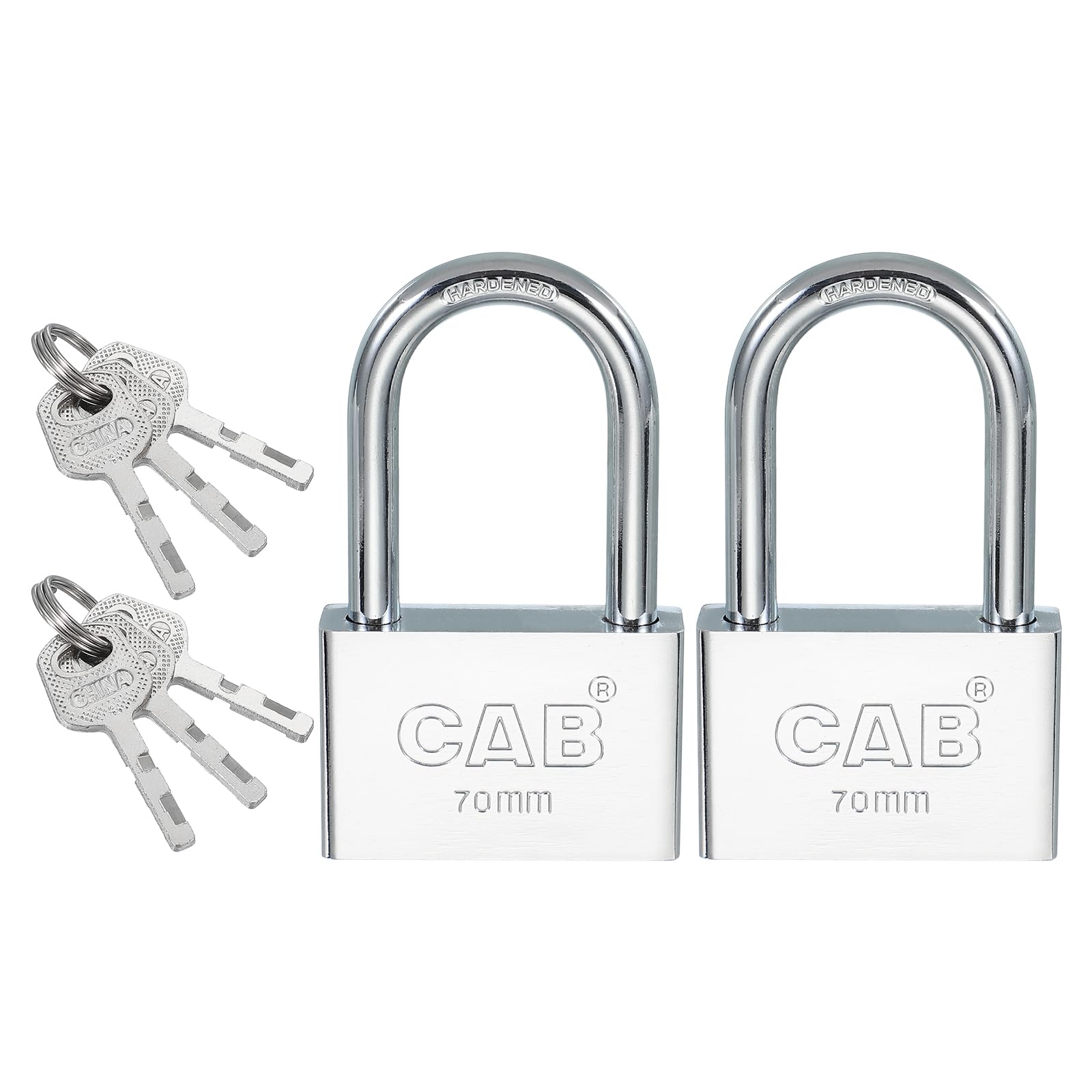 PATIKIL Keyed Padlock 68mm (2-11/16")