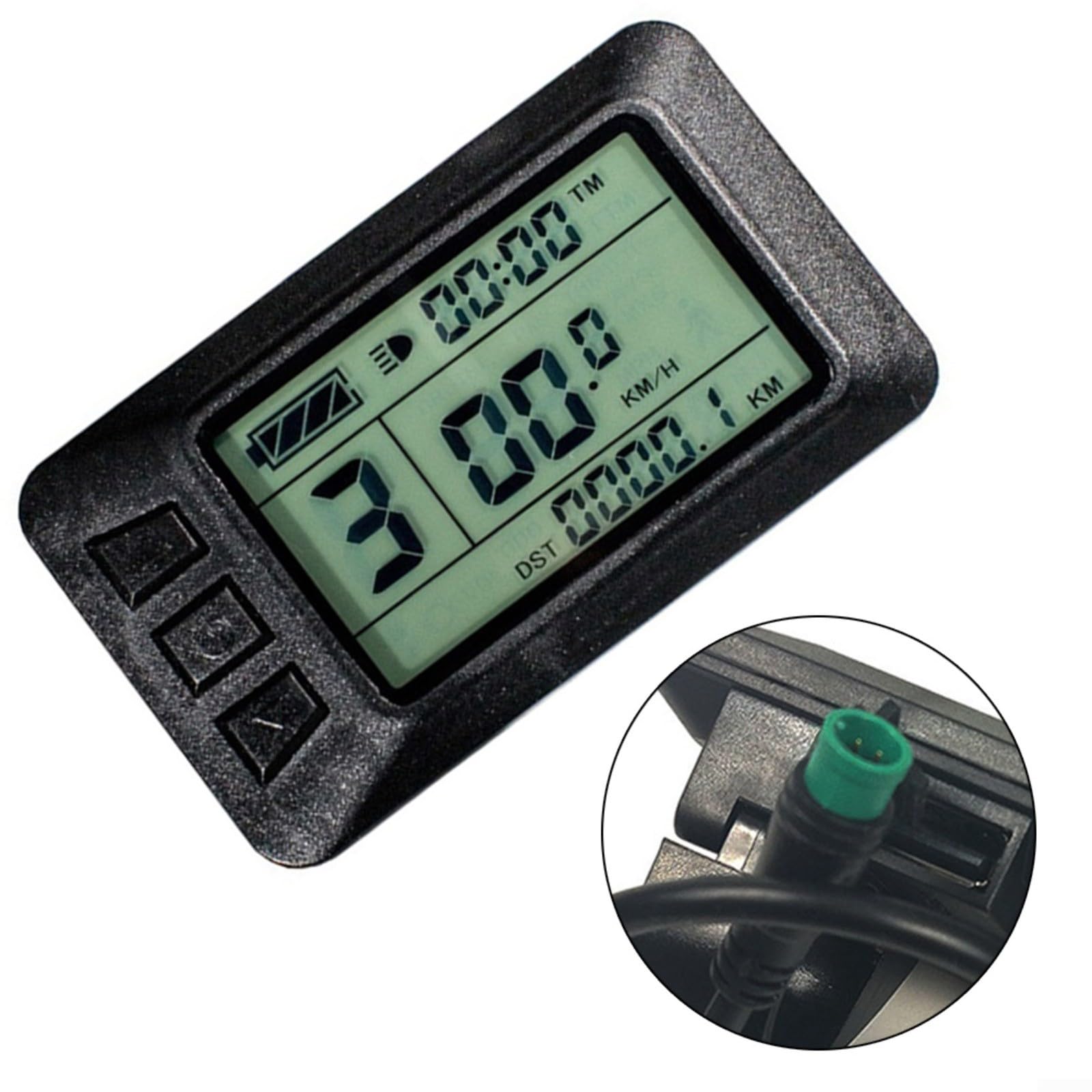 KT-LCD7 - Pannello LCD per bicicletta elettrica, con porta USB, impermeabile, interfaccia a 5 pin, per bici elettrica, ciclismo, pendolarismo