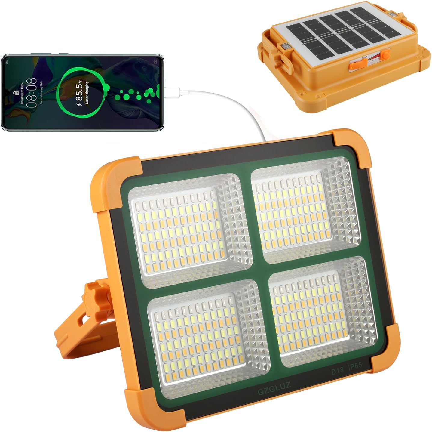 Photo voltaic Moveable Rechargeable Work Mild,16500mAh 120W Magnetic Flood Battery Work Mild 10000LM Outedoor LED Tenting Lights IP66 Waterproof for Job Web https://xobtek.com/ Restore,Tenting, Mountain climbing, Emergency