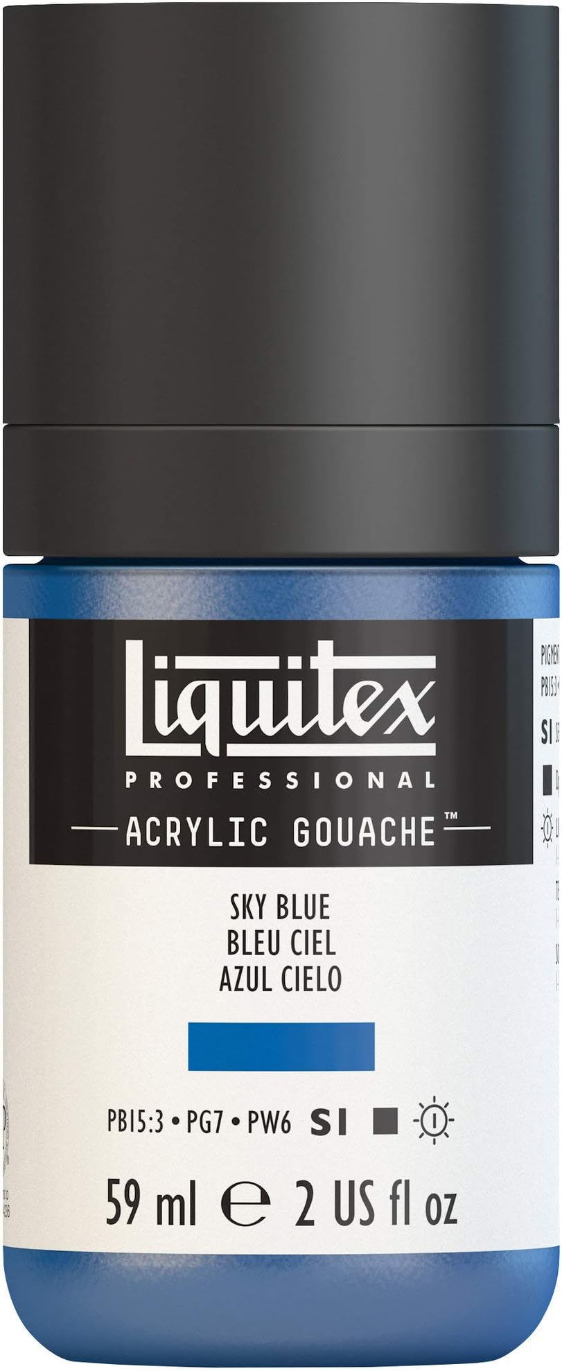 LiquitexProfessional Acrylic Gouache, 2-oz (59ml) Bottle, Sky Blue