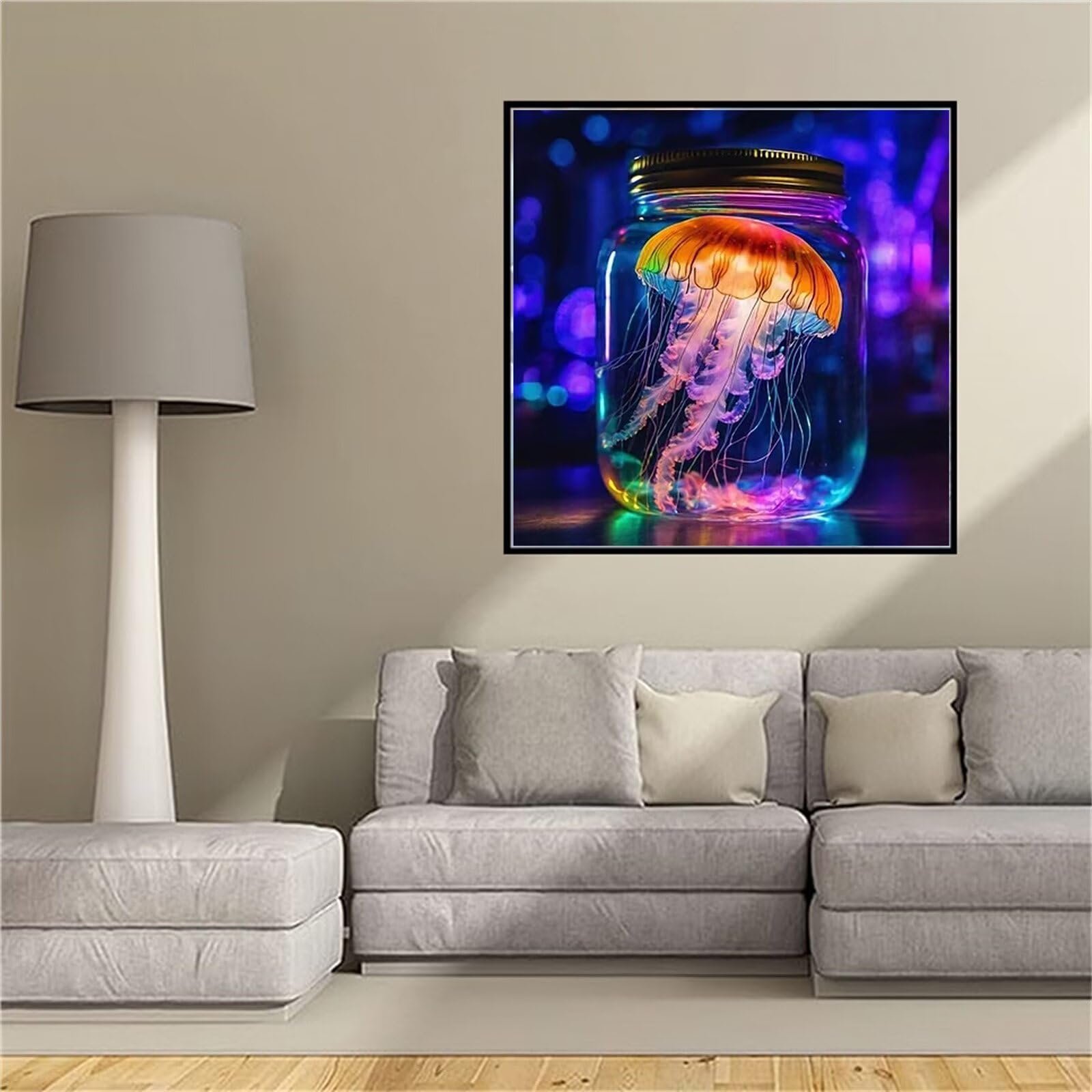 5D Diamond Painting Méduse kit complet point de croix loisirs créatifs