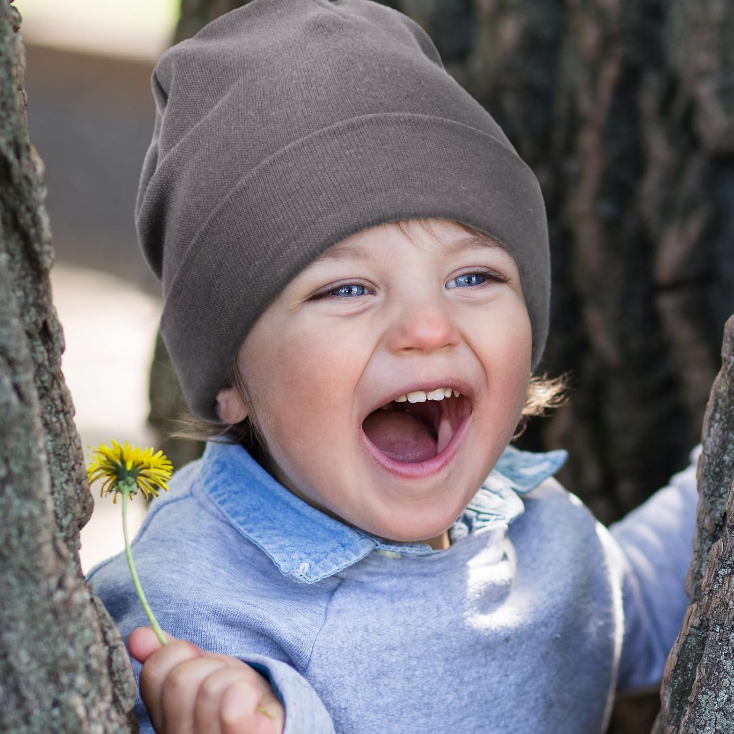 DRESHOW BQUBO 6 Pack Baby Hats for Boys Girls Unisex Baby Hat Soft Knit Cap Nursery Beanie for Newborn Infant Toddler Kid - Image 5