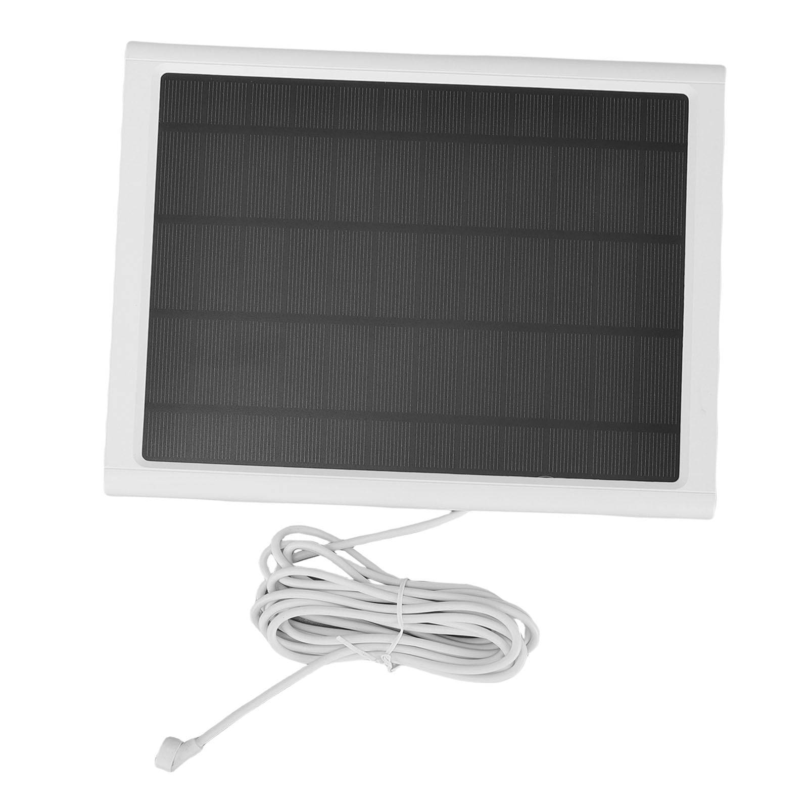 Bewinner 15-W-Solarpanel für -Solarladegerät, IP66 Wasserdicht, 360° Verstellbar, 9,8 Fuß Langes Kabel, Akkuladegerät für Überwachungskameras Im Freien – 2er-Pack (2 Stücke)
