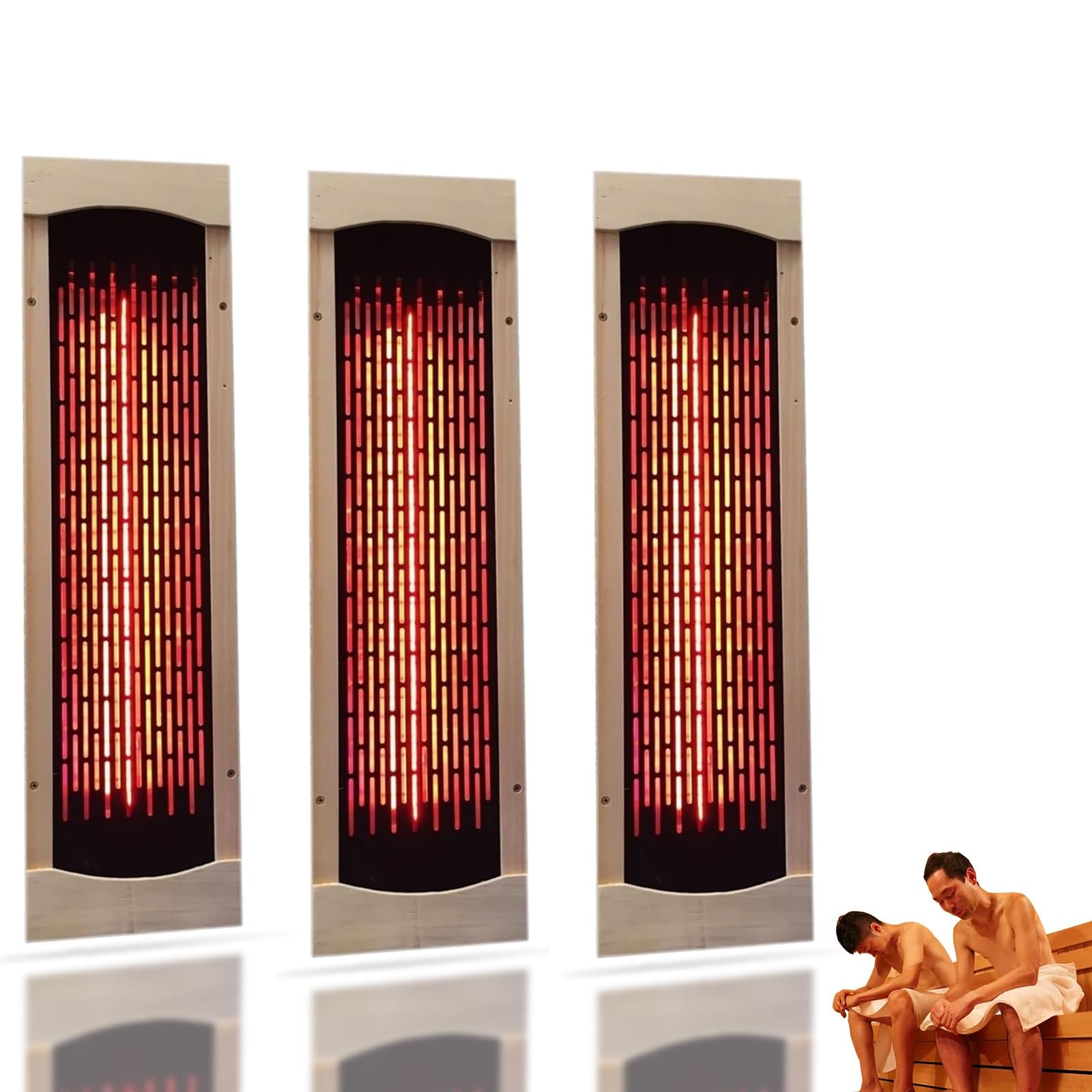 Tubo calentador de sauna infrarrojo de cerámica con protector, tubo de calefacción portátil de 350 W para spa en casa, hotel, piscina, generación de vapor