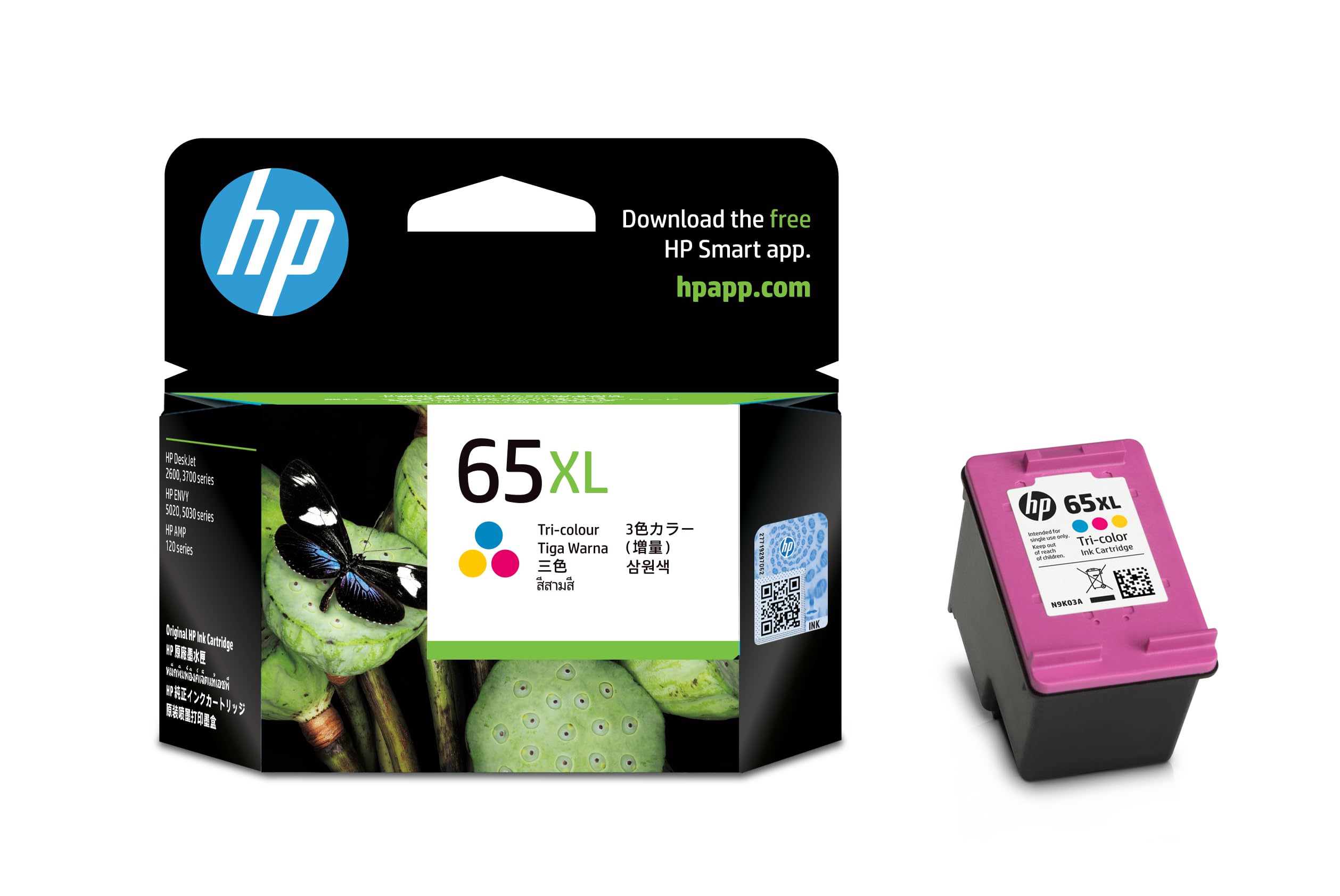 Amazon.co.jp: HP 65XL 純正 インクカートリッジ カラー 増量 N9K03AA