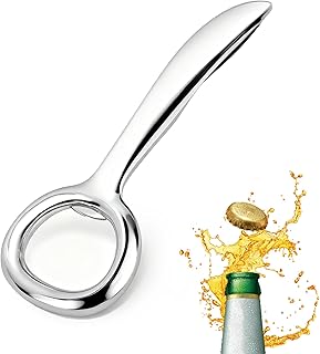 Ugotit Beer Bottle Opener, Heavy Duty Manual Bartender Bottle Opener, Rust-Proof Cool Craft Beer Gift for Home Bar, Camping, Wedding & Bar Accessories, Zinc Alloy