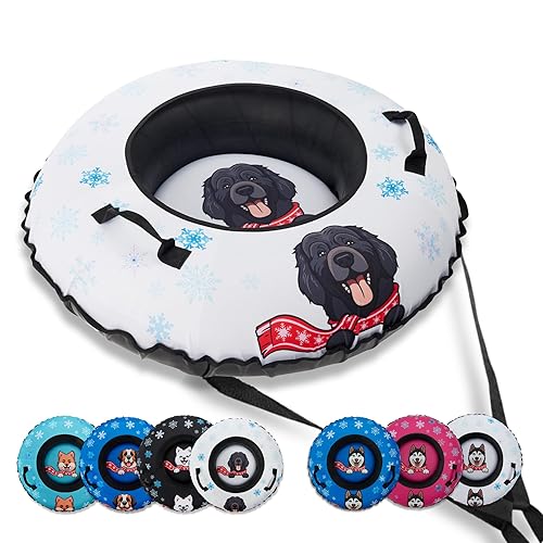 Snow Tube for Adults & Kids | Heavy-Duty Inflatable Snow