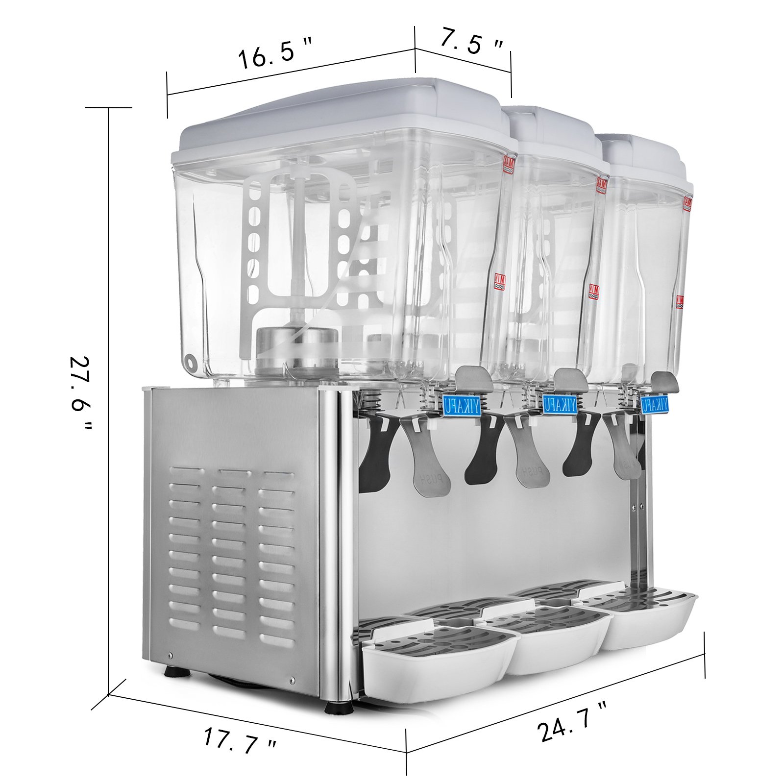 Happybuy Commercial Juice Dispenser 4.75Gallon/Tank Cold Beverage
