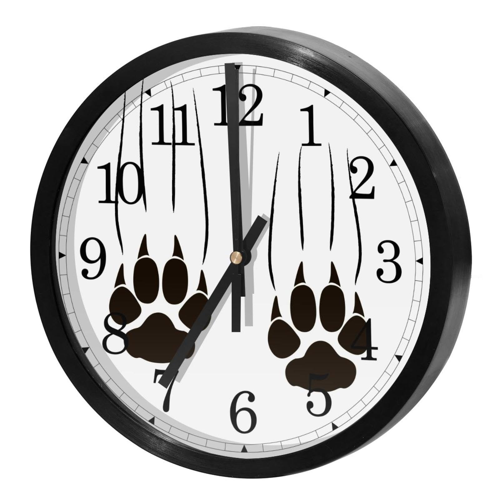 Horloge murale sans tic-tac à quartz mécanisme silencieux à piles