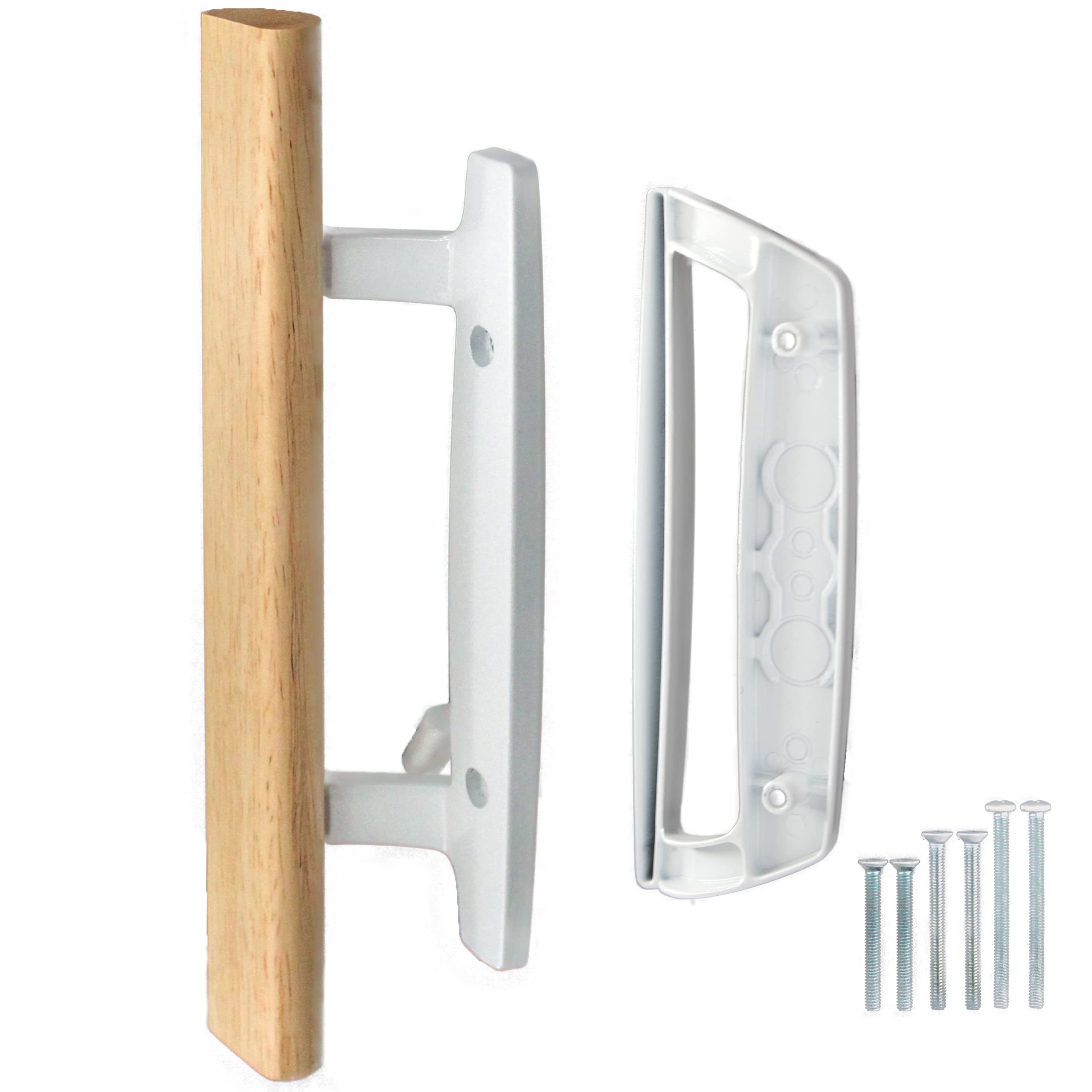 Buy Hyneesun Patio Door Handle 315/16 Inch(10cm) Hole spacing Wooden