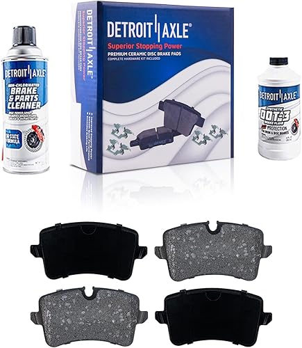 Miniatura 260 de Detroit Axle - Pastillas de Freno Delantero para Ford Fusion Lincoln MKZ Zephyr Mercury Milan Mazda 6, Pastillas de Freno Cerámica Reemplazo