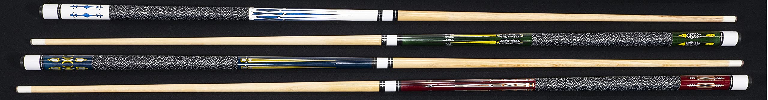 Empire USA Set of 4 Pool Cues New 58