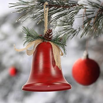 Amazon.com: Metal Horn Bell Christmas Tree Bell Christmas s