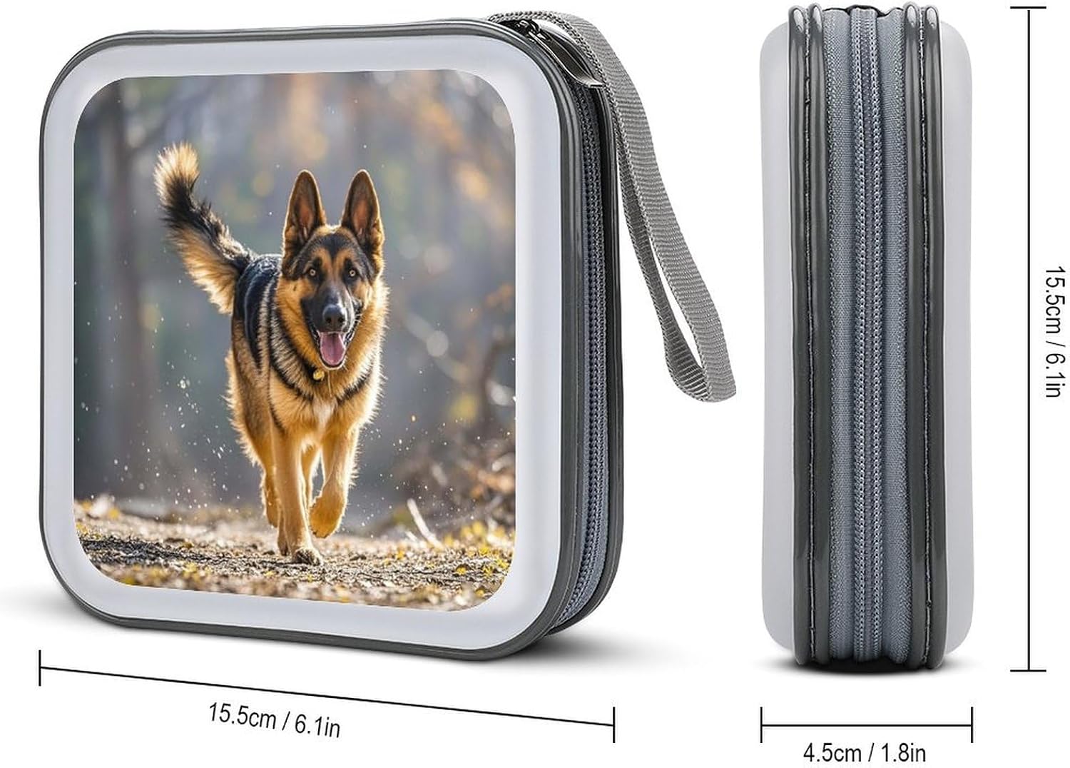 Shepherd Dog CD Case CD Storage Box DVD Sleeves