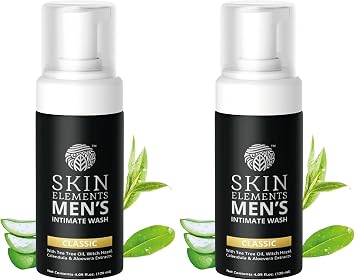 Skin Elements Men's Intimate Wash Combo| Tea Tree Oil | Pack of 2 | 240ml