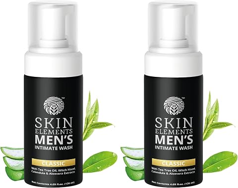 Skin Elements Men's Intimate Wash Combo| Tea Tree Oil | Pack of 2 | 240ml