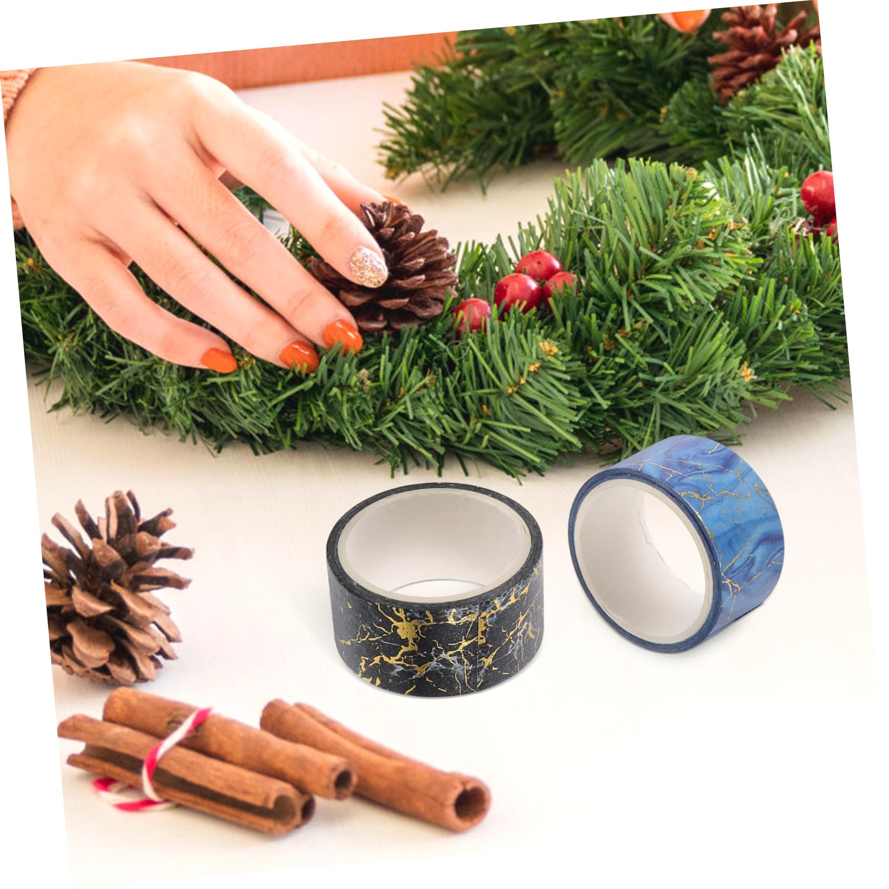 TEHAUX 56rollos Cintas Adhesivas De Mármol Washi Tape Decorativa Para Scrapbooking y Manualidades Para Journaling y Proyectos