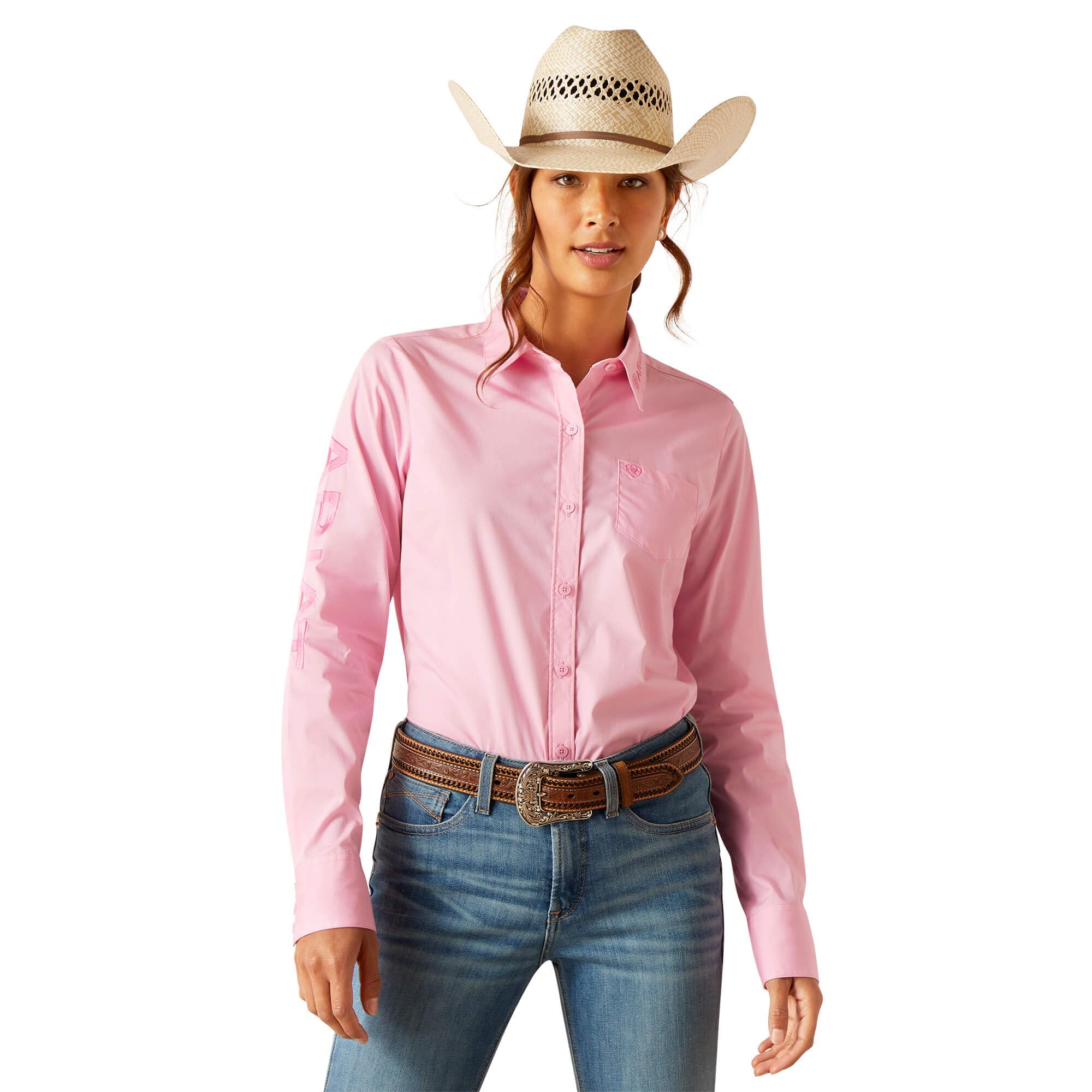 ARIAT Kirby Pro Damenhemd, Braunrot (Tawny Port)