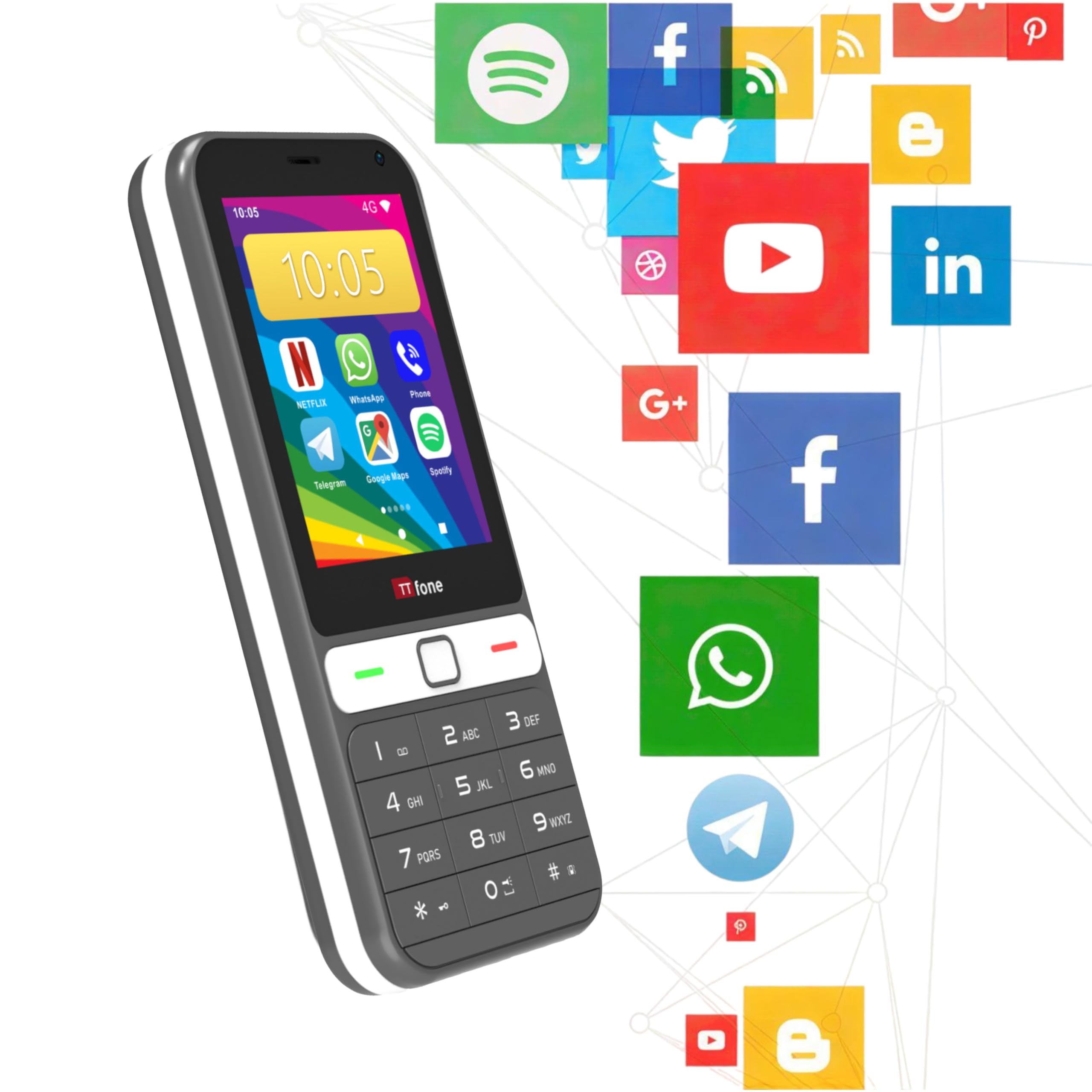 TTfone TT280 – Telefon Dual SIM einfach mit Android – Bild 9