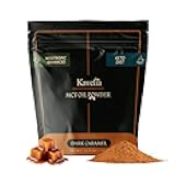 Organic MCT Oil Powder Coffee Creamer – Keto Vegan Non-Dairy Superfood with Nootropic Mushroom Blend, Sugar-Free Caramel Flavor, Low-Carb and Perfect for Wellness – 30 Servings