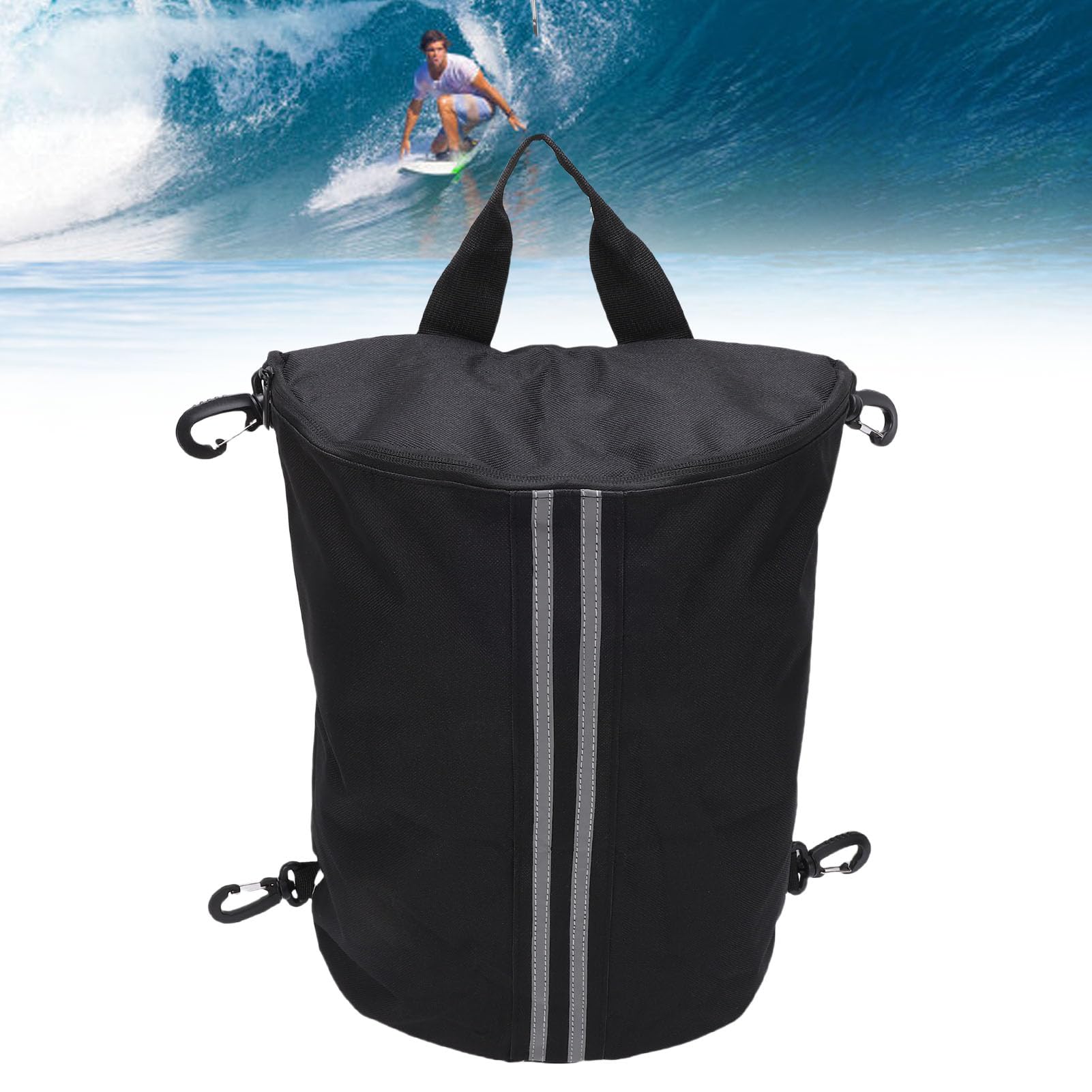 Cocoarm Sac de Pont de Kayak en Polyester avec Bandes Réfléchissantes, Rangement Spacieux pour Planche à Pagaie, Kayak, Planche de Surf, équipement de Sports Nautiques
